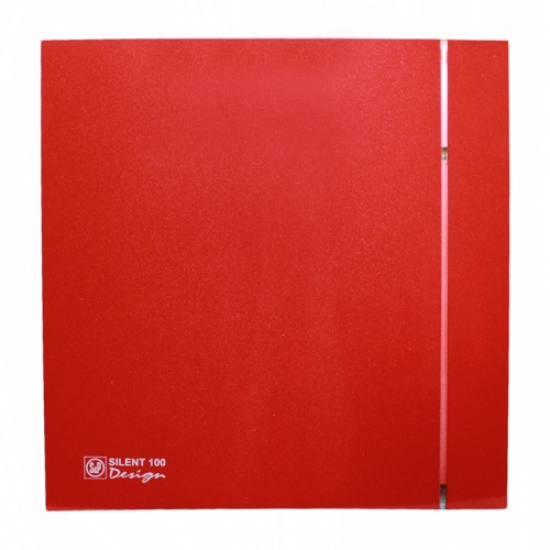 Накладной вентилятор Soler&Palau SILENT-100 CZ RED DESIGN 4C